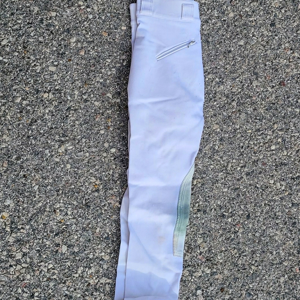 White seated riding pants (gray seat)